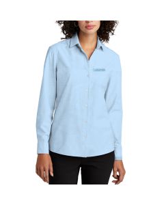 MERCER+METTLE Women&#039;s Long Sleeve Stretch Woven Shirt